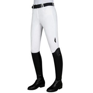 Leggings d'équitation personnalisés avec logo, taille haute, pour hommes, vêtements d'équitation pour cliniques, jodhpurs, pantalons de concours d'équitation - Product Image 1