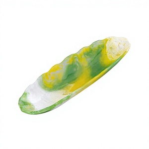 Plato de Resina Resistente para Servir Alimentos, Tazón Decorativo para Ensaladas, Suministros para Cafeterías y Restaurantes, Bandeja Desechable Ecológica Libre de BPA - Product Image 1