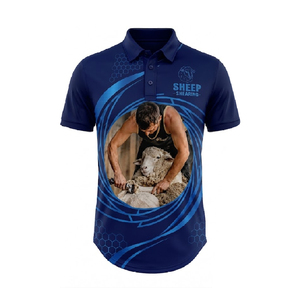 Vêtements de travail professionnels pour la tonte des moutons, en tissu doux et durable, sublimé, à longue queue, pour l'agriculture et la tonte en extérieur - Product Image 3