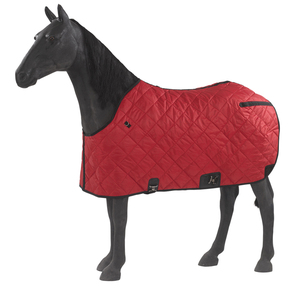 Mantas acolchadas de poliéster para caballos, impermeables, rellenas de algodón, con refuerzos más largos, para invierno, suministros para establos. - Product Image 4