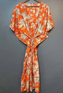 Nuevo Kaftán Naaz Textile de Lujo con Estampado Animal, Cuello en V, Cordón Ajustable, Manga Corta, Corte Evase, Algodón Suave Indio, Encaje de Verano para Mujer - Product Image 6