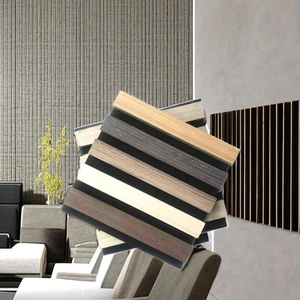 High Density Solid Wood MDF Acoustic Panels <b>Glue</b>/Nail Installation Highly Effective Sound Absorption Eco-Friendly Hotel - Product Image 1