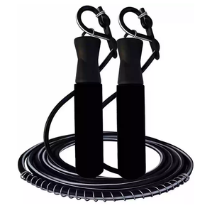Corde à sauter simple réglable en matériau durable et personnalisable pour la gym, emballage portable, unisexe, pour l'exercice et le fitness - Product Image 4