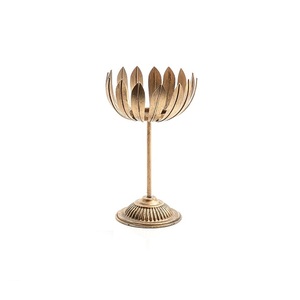 Portavelas de hierro color oro al por mayor, tamaño y forma personalizados, portavelas decorativo para uso en hoteles y bodas - Product Image 6