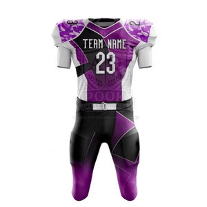 Uniforme de football américain de haute qualité à bas prix, fabriqué en 100 % polyester - Product Image 6