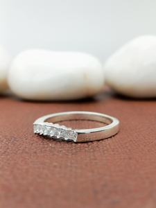 D'VINS JEWELS Bague de Fiançailles et de Mariage Tendance Forme Princesse Taille Brillant Couleur D Blanc Argent Or Certifié - Product Image 2