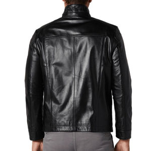 New Arrival Breathable <b>Leather</b> Jacket In Different Sizes And Colors New <b>Top</b> Quality <b>Leather</b> Jacket For Men <b>High</b> Quality Over - Product Image 3