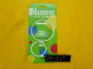 Loupe DK-346 |   Loupe de poche en plexiglas transparente, anti-chute, en acrylique optique, pour la lecture et les cadeaux promotionnels - Product Image 3
