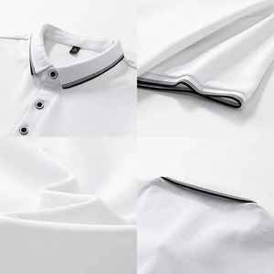 Men's Solid Color Long Sleeve Breathable Jersey for Shirt Knitted Casual Wear in Navy <b>White</b> Gray Black - Product Image 5