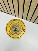 Sablier en aluminium plaqué or 8'' avec motif animal 3D et ange |   Pièce de table décorative vintage en fonte pour la remise des diplômes (Otto 1869)