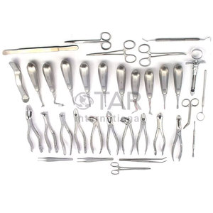 Juego de 32 Piezas de Instrumentos Quirúrgicos Dentales Premium para Extracción de Dientes, Elevadores y Pinzas Profesionales para Extracción - Product Image 3