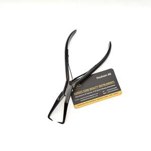 Black Glossy Microbeads <b>Removal</b> <b>Hair</b> Extension Pliers Stainless Steel Custom Made Logo Printing 7-inch <b>Hair</b> Extension <b>Tool</b> - Product Image 3