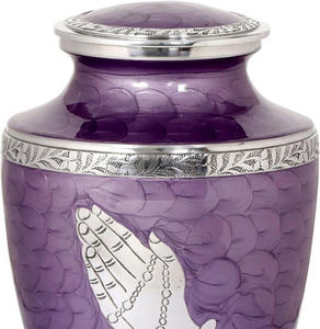 Urnes funéraires modernes faites à la main pour adultes, vente en gros, urnes commémoratives décoratives unisexes - Product Image 2