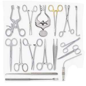 Juego de Instrumentos de Cirugía Plástica Manuales de Acero Inoxidable de Alta Calidad, 24 Piezas, Certificación CE, Herramientas Cosméticas Reconstructivas - Product Image 4