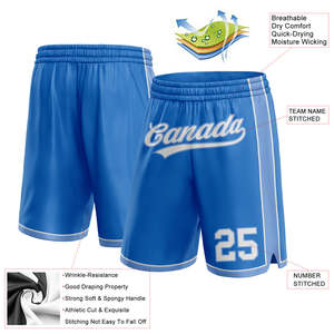 Customized Sublimation Shorts for Men Sports Team Shorts Club Name Shorts Training Shorts <b>Custom</b> Logo Shorts Manufacturer - Product Image 5