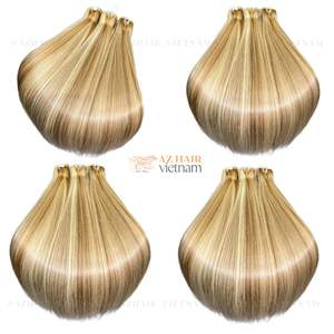 Vietnamien Remy 100% Extensions de cheveux humains pur brut non transformé vierge cheveux crus point culminant couleur trame Double dessiné - Product Image 4