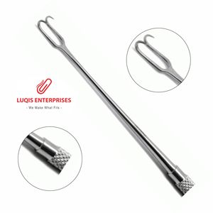 เครื่องมือผ่าตัดสแตนเลสสตีลปลายแหลมสองง่าม ยี่ห้อ Joseph Skin Hook ขนาด 16 ซม. ใช้ซ้ำได้ - Product Image 1