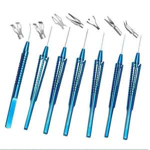 Best High Quality Titanium Alloy Capsulorhexis Forceps Manual Ophthalmic Micro Instrument Set Manufacturer by <b>Blush</b> Surgical - Product Image 5