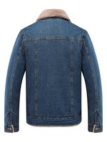 Veste en jean pour homme, sur mesure, anti-plis, respirante, denim de haute qualité.