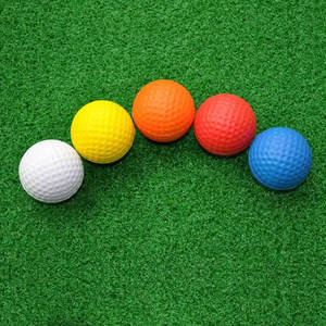 Pelotas de golf de caucho flexible de calidad premium para práctica segura en interiores, construcción de superficie resistente a arañazos - Product Image 2