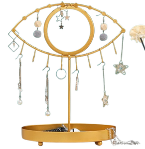 Luxury Gold Finishing Modern Design Metal Jewelry Stand High Quality Multipurpose Luxury Metal Jewelry Stand Wholesale Price - Product Image 5