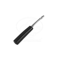 Élévateur dentaire Wolf Tooth en acier inoxydable, pointe acérée de 10 mm avec poignée en téflon, 7 pouces, outil dentaire vétérinaire pour chevaux