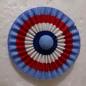 Rosettes de luxe artisanales 100 % coton, couleurs personnalisées, pour étoles et accessoires maçonniques - Product Image 4