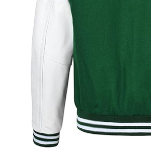Best Quality Men's Wool Letterman <b>Real</b> <b>Leather</b> Varsity <b>Jacket</b> for Men With Custom Color Embroidery Logos Men's <b>Jacket</b> - Product Image 4