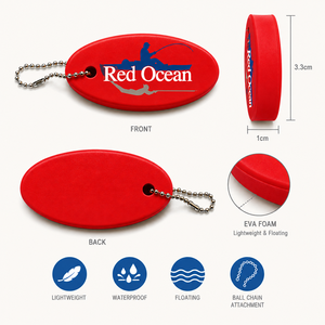 Llavero Flotante de Espuma PU Personalizado con Logotipo, Anillo para Llaves de Barco, Impermeable, No se Hunde, para Navegación, Pesca, Vela, Deportes Marinos - Product Image 6