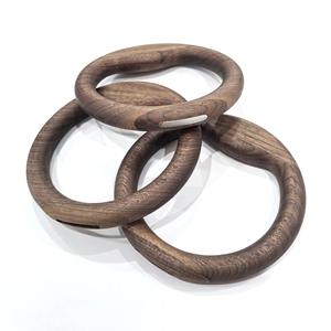 Hebilla de Cinturón de Madera Natural para Mujer, Más Vendida, Opción de Tamaño Personalizado, Logotipo Personalizado, Acabado Duradero, Anillos Ecológicos, Estilo LODI IMPEX - Product Image 2