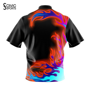 <b>Bowling</b> Polo Shirts Wholesale Custom Logo Short Sleeve Teamwear Jerseys For Men Women <b>Bowling</b> Club Uniforms - Product Image 4