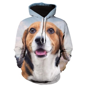 Sudadera con Capucha Animada Sublimada para Perro, 3D de Alta Calidad, Unisex, para Deportes al Aire Libre, Últimos Diseños 2026, 100% Algodón, Camuflaje - Product Image 1