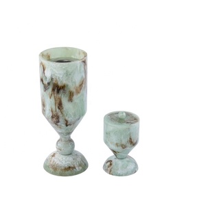 Ensemble de Bakhoor en résine à prix d'usine – Brûleur d'encens arabe Mabkhara 2 pièces pour Majilis et décoration intérieure, cadeaux de l'Aïd, nouvelle arrivée - Product Image 1