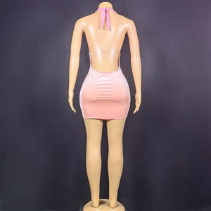 Bodycon Skirt Set, New Sexy Hottie Spaghetti Strap Crop Top Set for Party Clubwear, <b>Custom</b> OEM/ODM - Product Image 6