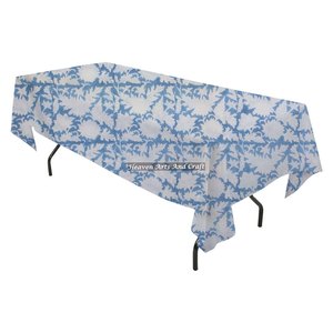 Nouvelle Collection 2026 – Nappes Rectangulaires 100% Coton à Motifs Floraux Imprimées à la Main – Vente Chaude B2B - Product Image 5
