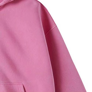 Sweat à capuche personnalisé brodé en coton premium, zippé, épais, style vintage, coupe oversize et carrée, fabricant de vêtements personnalisés tendance - Product Image 6