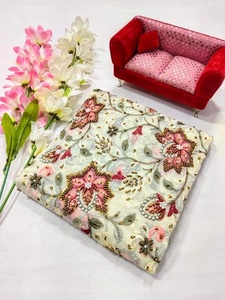 Vestido de gasa de corte bordado indio/paquistaní, producto en oferta 2022 - Product Image 5