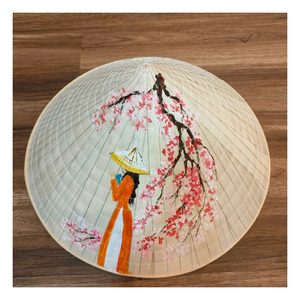 Sombrero Cónico de Hoja de Palma de Bambú, Diseñado para Trabajo al Aire Libre, Exhibición Cultural y Presentación Comercial - Product Image 1