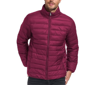 Custom Mens Winter Puffer Jacket Ultralight Warm Stand Collar Quilted <b>Bubble</b> <b>Coat</b> Wholesale Outerwear - Product Image 4