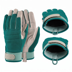 Guantes de Mecánico Ajustables con Palma Acolchada de Cuero Sintético de Alto Rendimiento, Flexibles, Antivibración, Resistentes al Calor y a las Perforaciones - Product Image 4