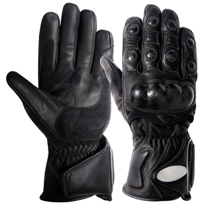 Gants de moto personnalisés imperméables pour la course, compatibles écran tactile, doigts entiers, toutes couleurs disponibles, en cuir véritable - Product Image 6