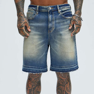 Pantalones Cortos de Mezclilla para Hombre, Cómodos y Juveniles, con Logotipo Personalizado, Casuales, de Alta Calidad, Simples, de Algodón - Product Image 1