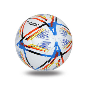 Ballon de football en cuir durable, cousu à la machine, personnalisable, dernier style, en vente en ligne - Product Image 1