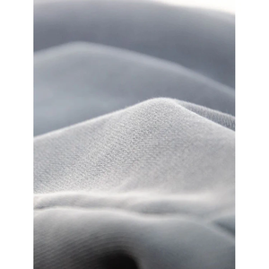 Sweat-shirt à col rond surdimensionné pour homme, couleur unie, en molleton, pull décontracté pour l'automne, coupe classique, manches longues, gris - Product Image 6
