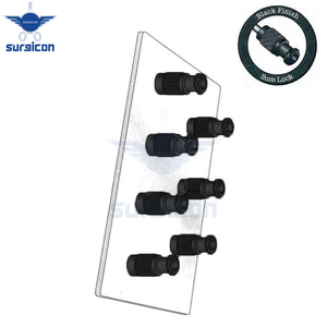 Adaptador de Transferencia de Fluidos de Precisión, Longitud 3 cm / 1-1/4 pulgadas, Acabado Negro Sure Lock, Conector Reutilizable de Metal para Jeringas - Product Image 3