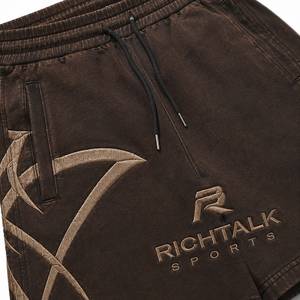 RICHTALK SPORTS <b>Men's</b> Baggy <b>Trousers</b> Mid Waist Drawstring Casual Breathable Lightweight <b>Winter</b> Wear Quick Dry Polyester/Cotton - Product Image 4