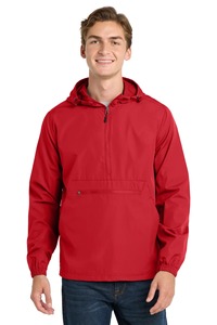 <b>Men's</b> Lightweight <b>Pullover</b> Anorak Windbreaker <b>Jacket</b> Hooded Half Zip Outdoor Sports Casual <b>Jacket</b> with Kangaroo Pocket Custom - Product Image 5