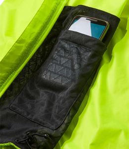 Gilet de dressage pour chien Exoro Apparels, jaune vif, imperméable, sans manches, avec poches zippées, bordure réfléchissante, pour l'extérieur - Product Image 5