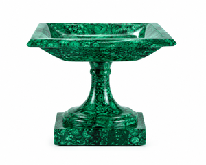 Port de fleurs de malachite Chef-d 'œuvre fait à la main Sélection de luxe ultime traditionnel Splendeur verte Orné de la beauté de la nature - Product Image 3