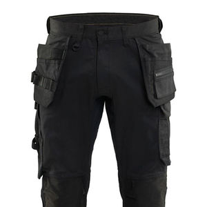 Quality Men's Cargo <b>Trousers</b> Polyester/Cotton Quick Dry Breathable Safety Workwear Reflective <b>Security</b> Guard Uniform - Product Image 3